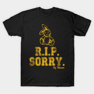 R.I.P. Sorry by Shauna - Rabbit T-Shirt